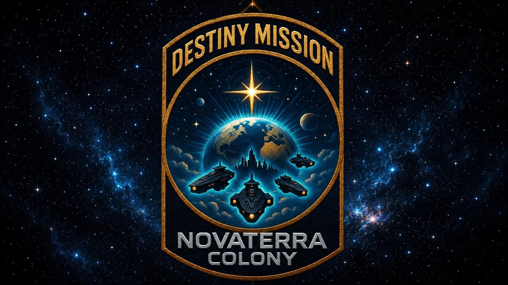Destiny Mission colony vessels departing for Novaterra