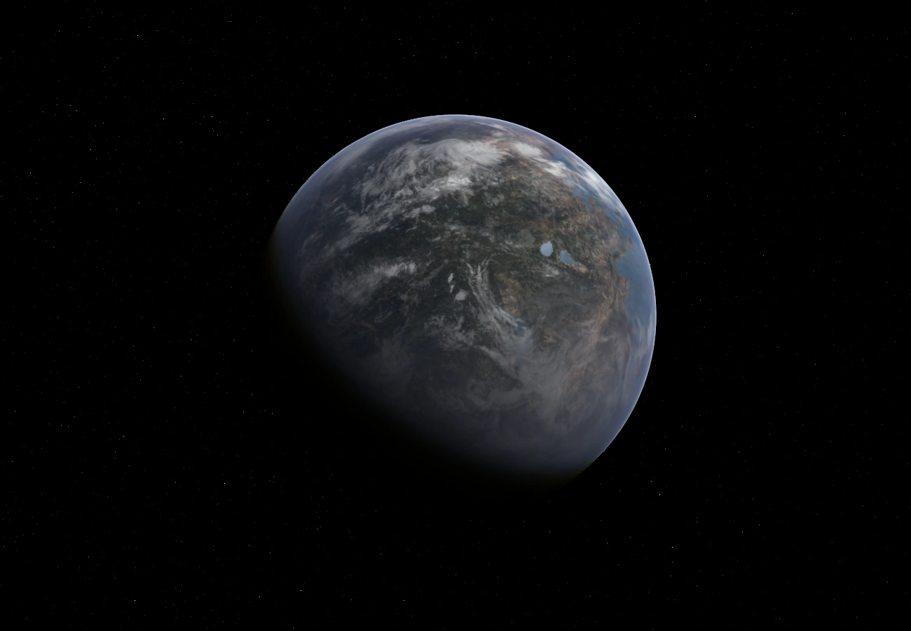 Tellus orbital view