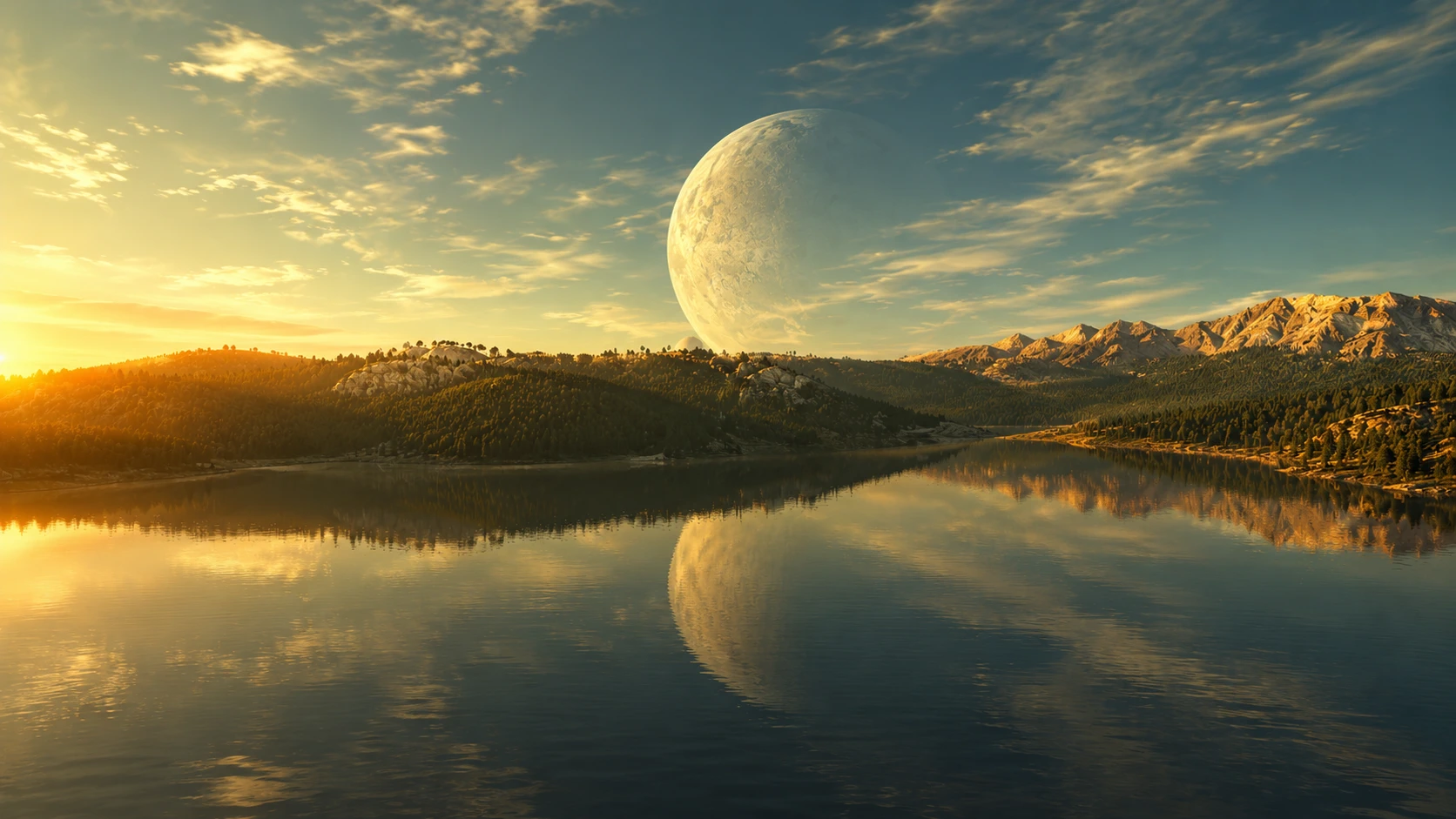 Beta Reticuli surface view