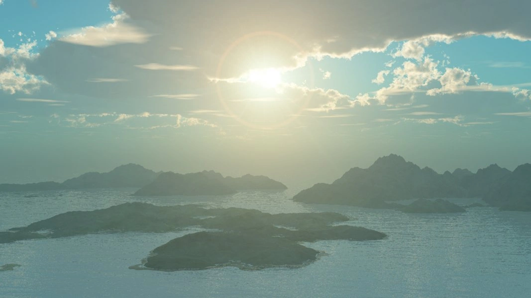 Bluecadia surface view