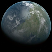Izaria orbital view