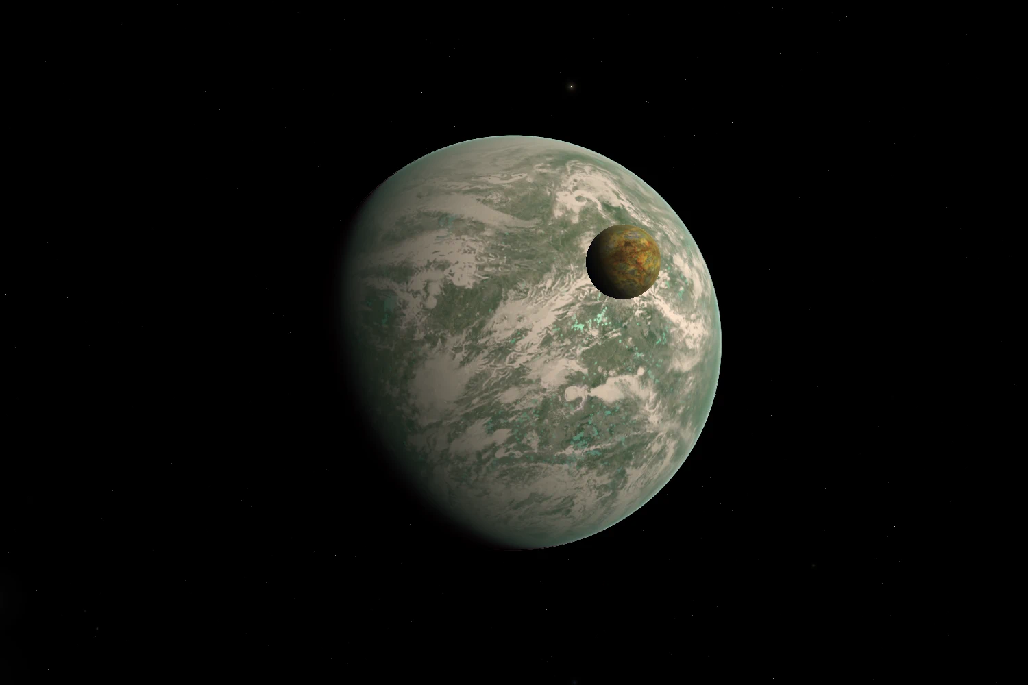Orbital view of Kaelis B