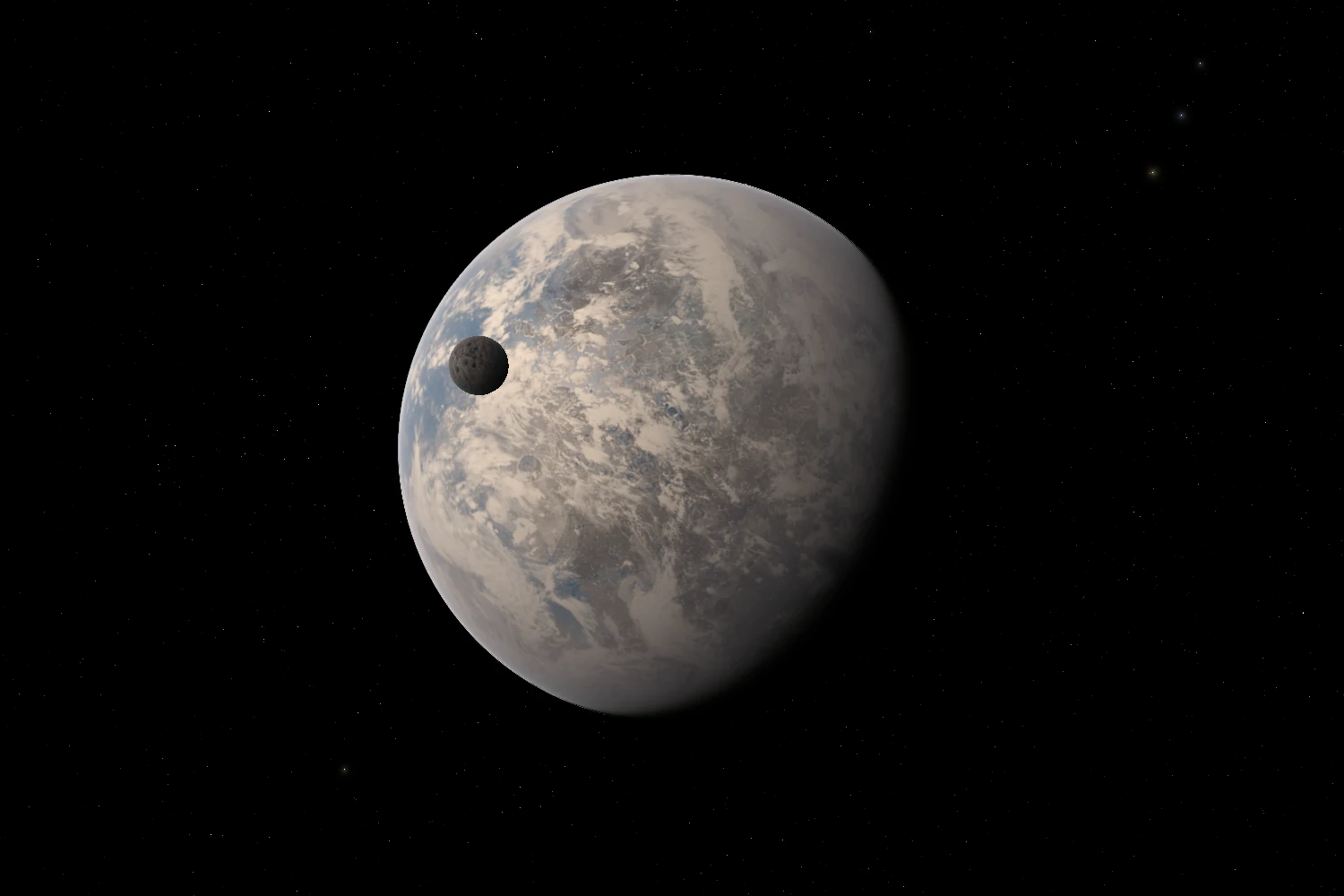 Lythera C orbital view