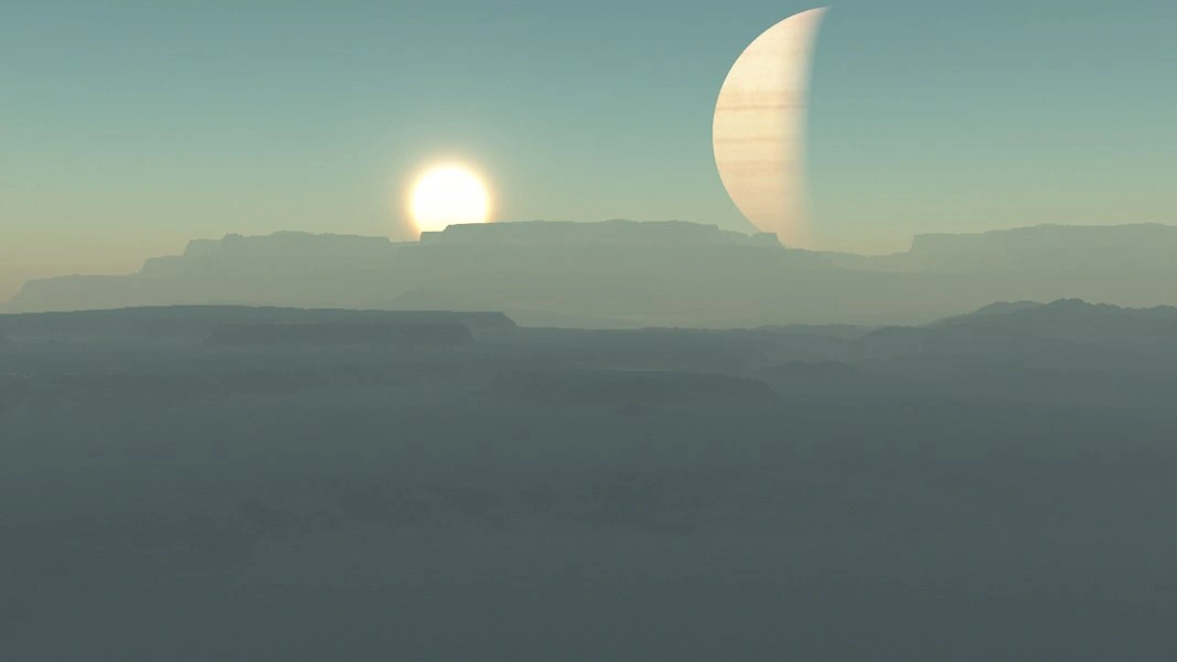 Q1 Eridani surface view