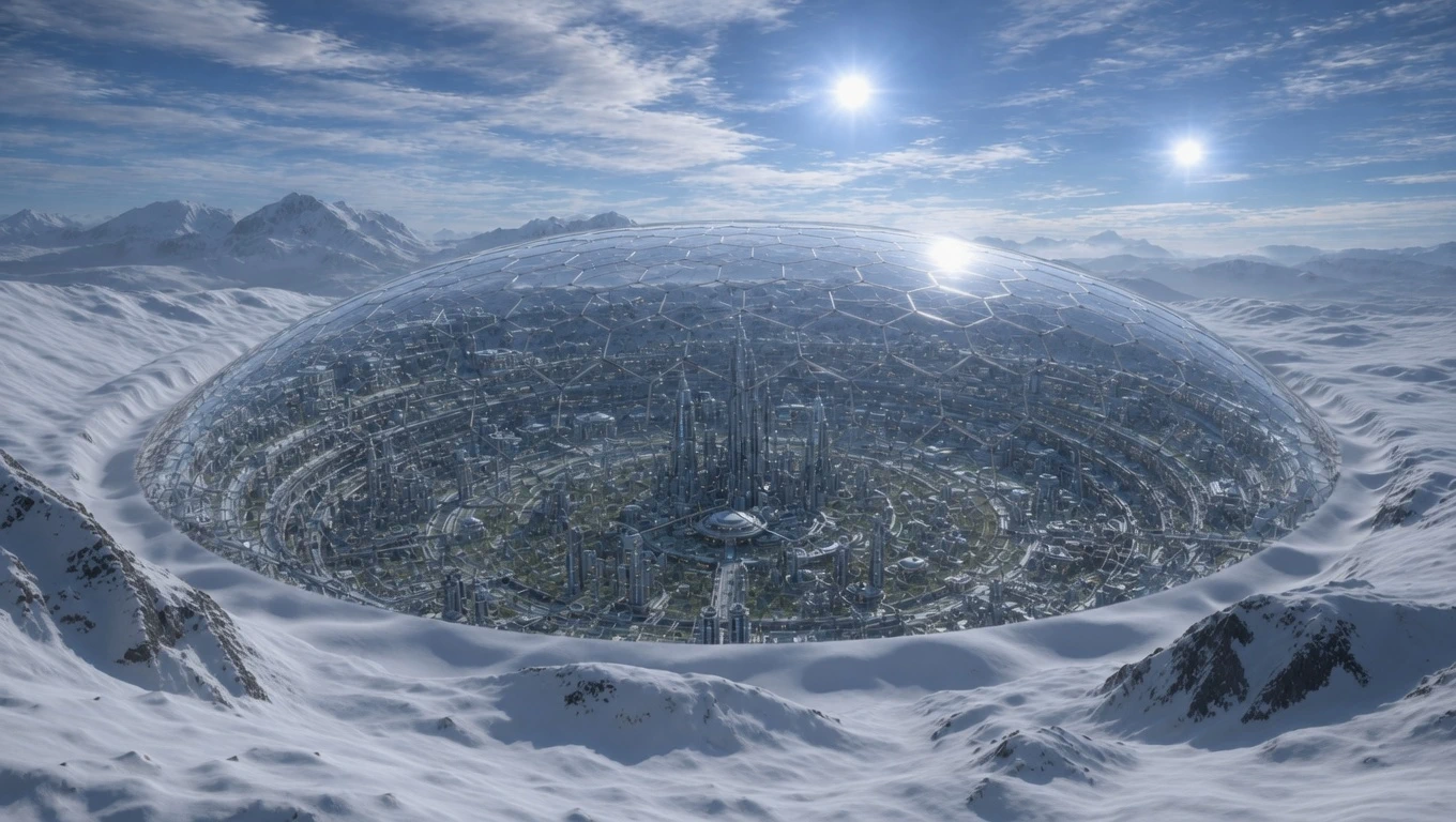 Surface view of Tiberius